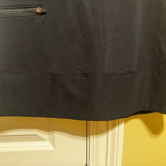 Athleta Tee Time Black Skort Double Zipper Mini Skirt Built In Shorts Sz XXS - Picture 3 of 10